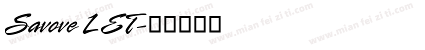Savove LET字体转换